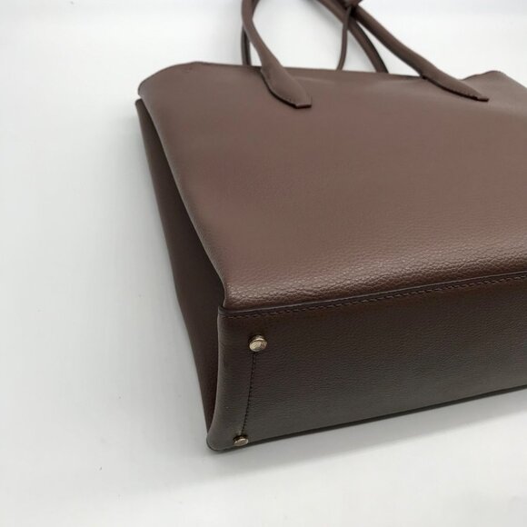 Kate Spade Nutmeg Pebbled Leather Eva Satchel Bag - Picture 7 of 10